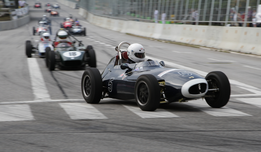 Der var god kamp oppe foran i feltet, men til sidste var det Robin Longdon som vandt finalen
(Foto: Motorsporten.dk)